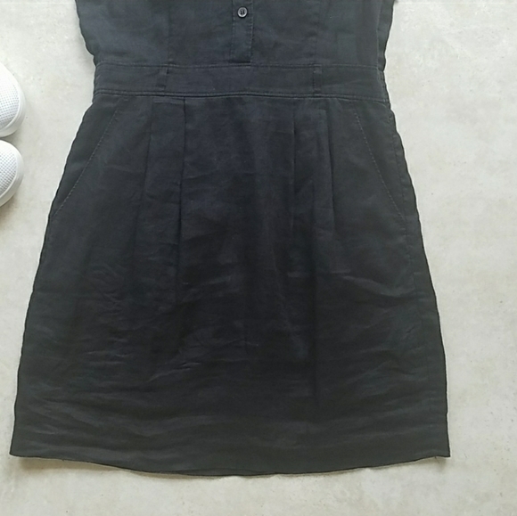 Theory Black Lines Dress Size 6 - Picture 3 of 7